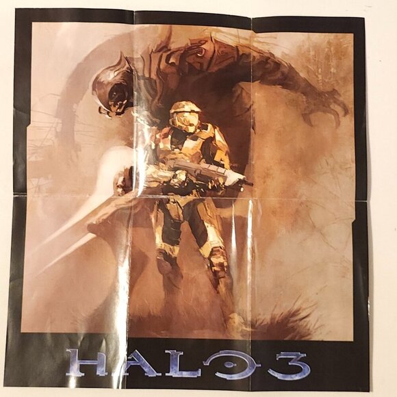 XBOX 360 HALO 3 Video Game + Poster and Control Manual 2007 - Picture 3 of 9